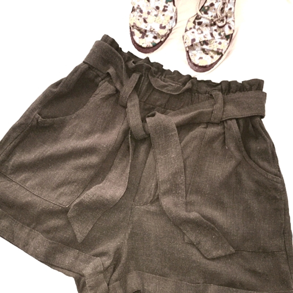 Aeropostale Paperbag Waist Shorts